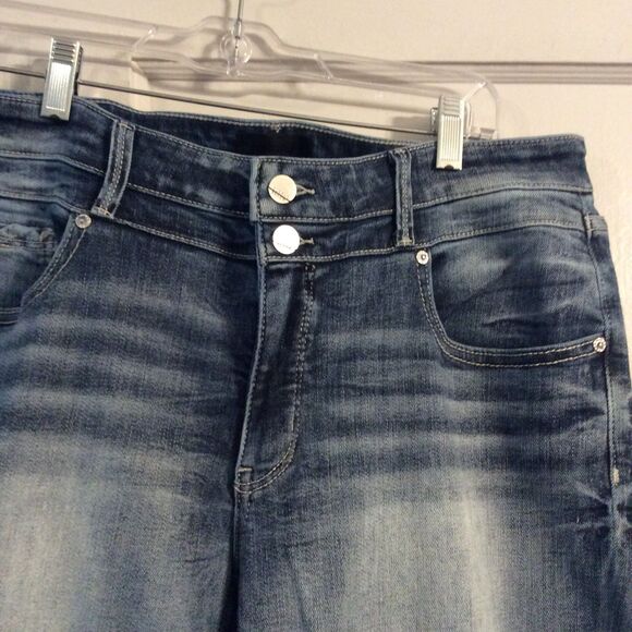 Bucket Black Fit No. 53 Womens Jeans 33x32 Boot Cut Double Button - Picture 3 of 6